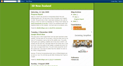 Desktop Screenshot of blog.3dnewzealand.com